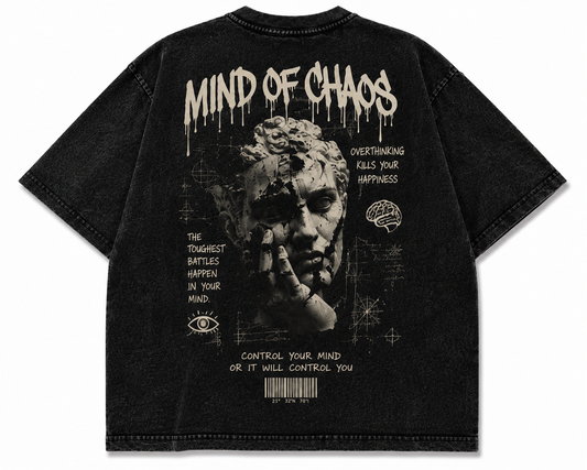 MIND OF CHAOS OVERSIZED TEE